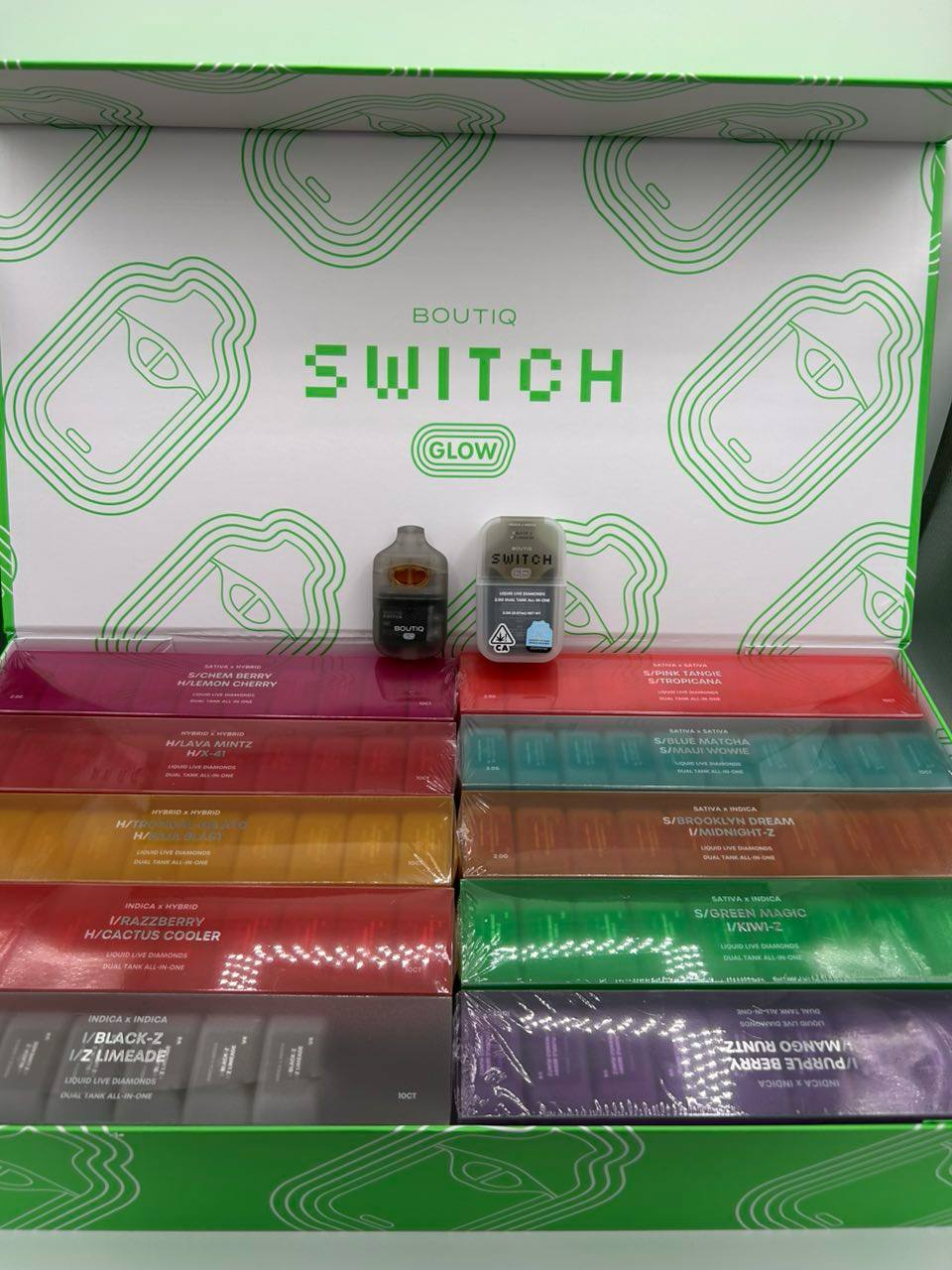 5872960932664166507 Boutiq 2g glow disposables